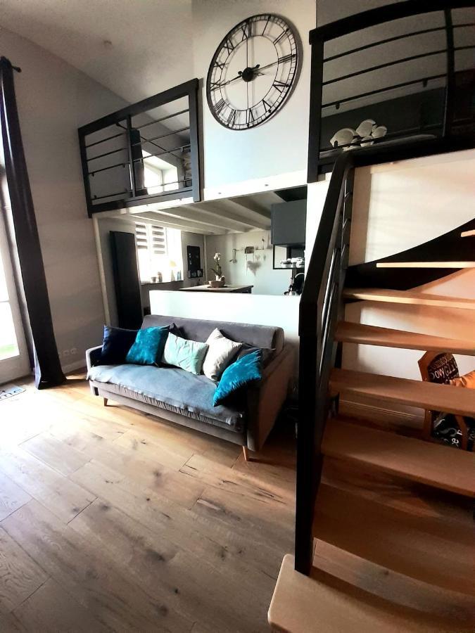 Charmant Studio En Duplex Esprit Loft Avec Balcon Vue Mer, Et Piscine Exterieure Le Croisic Dış mekan fotoğraf
